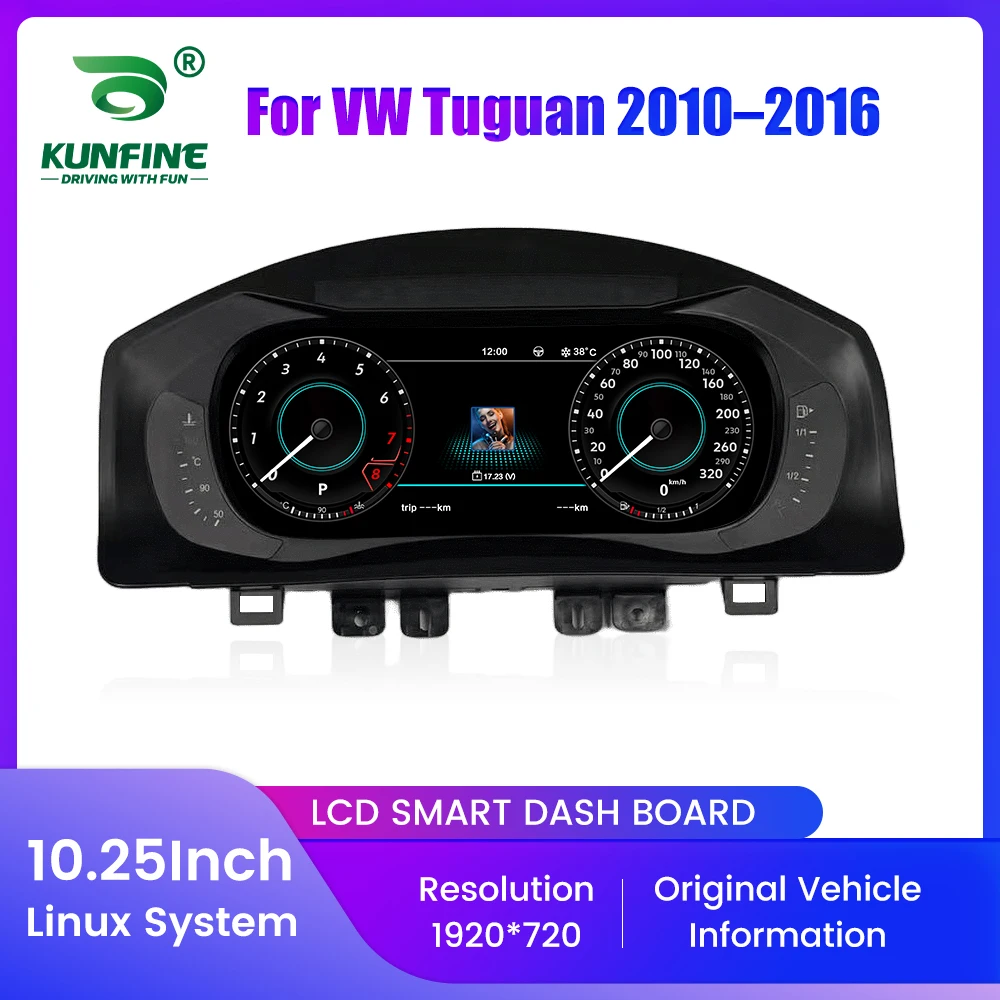 10,25-дюймовый ЖК-цифровой кластер приборной панели для VW Tuguan 2010-2016 виртуальная приборная панель спидометр измеритель кабины
10,25-дюймовый ЖК-цифровой кластер приборной панели для VW Tuguan 2010-2016 виртуальная приборная панель спидометр измеритель кабины