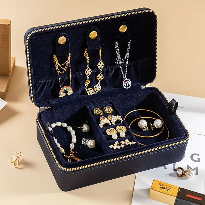 Portable Jewelry Storage Box Necklace Bracelet Organizer Box Ring Earring Vintage Luxury Storage Boxes Travel Jewelry Boxes
Portable Jewelry Storage Box Necklace Bracelet Organizer Box Ring Earring Vintage Luxury Storage Boxes Travel Jewelry Boxes