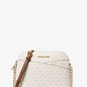 Michael Kors|Jet Set Travel Medium Logo Dome Crossbody Bag