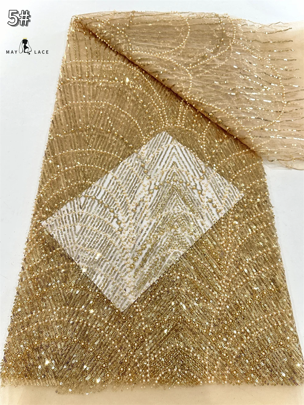 2025 New Arrival Nigerian African French Tulle Lace Fabric Sequins Beaded Embroidery High Quality for Luxury Wedding Party Dress
2025 New Arrival Nigerian African French Tulle Lace Fabric Sequins Beaded Embroidery High Quality for Luxury Wedding Party Dress