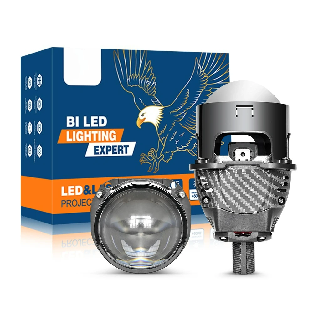 Car LED headlight 3-inch double lens double lamp cup 70W super bright far and near integration small sun laser high power
Car LED headlight 3-inch double lens double lamp cup 70W super bright far and near integration small sun laser high power