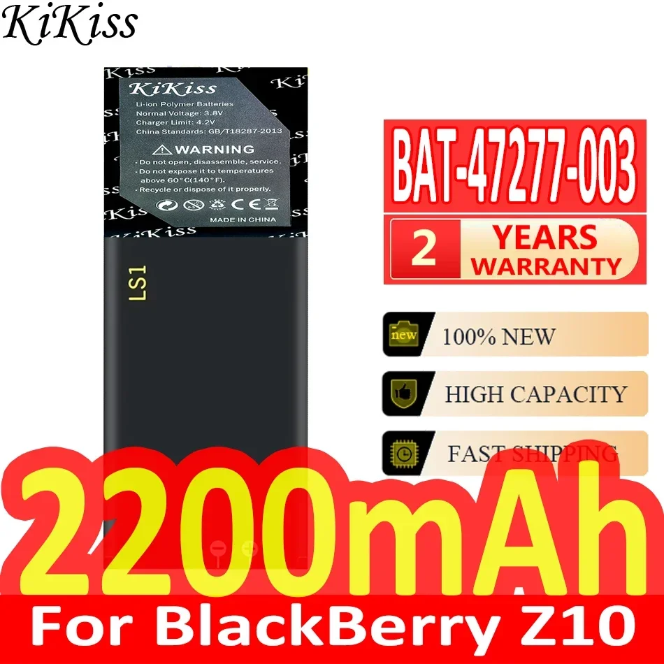 Аккумулятор KiKiss 2200 мАч BAT-47277-003 BAT 47277003 Для BlackBerry Z10 STL100-2-1-3 BBSTL100-4W BAT-47277-00
Аккумулятор KiKiss 2200 мАч BAT-47277-003 BAT 47277003 Для BlackBerry Z10 STL100-2-1-3 BBSTL100-4W BAT-47277-00