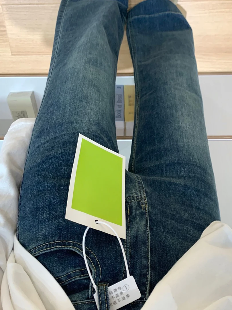 Джинсовые джинсы-колокольчики с высокой талией, женские большие размеры, грушевидное тело, синие свободные прямые леггинсы в стиле ретро, эффект похудения
Джинсовые джинсы-колокольчики с высокой талией, женские большие размеры, грушевидное тело, синие свободные прямые леггинсы в стиле ретро, эффект похудения