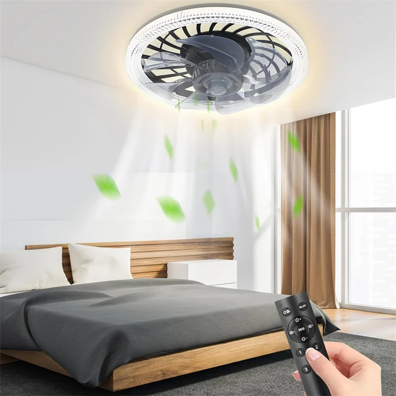 LED Ceiling Fans with Lights and Remote E26 Base Socket Ceiling Fan, 3 Color Dimmable Stepless Fan Light for Bedroom Living Room
LED Ceiling Fans with Lights and Remote E26 Base Socket Ceiling Fan, 3 Color Dimmable Stepless Fan Light for Bedroom Living Room
