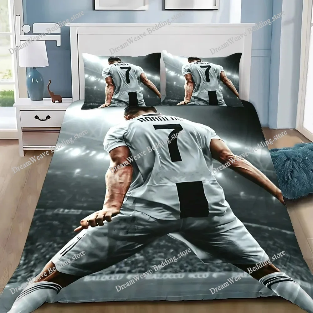 3D NEW Duvet Cover Pillowcase Bedding Set Football CR7 R-Ronaldos Adult Boy Girl Bedroom Decoration Children Single Double Large
3D NEW Duvet Cover Pillowcase Bedding Set Football CR7 R-Ronaldos Adult Boy Girl Bedroom Decoration Children Single Double Large