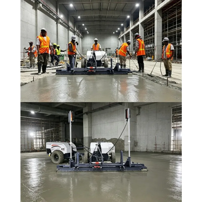 Concrete Laser Screed Equipment for Industrial Warehouse Floor Leveling Workshop Laser Screed for Smooth Large Scale Concrete
Concrete Laser Screed Equipment for Industrial Warehouse Floor Leveling Workshop Laser Screed for Smooth Large Scale Concrete