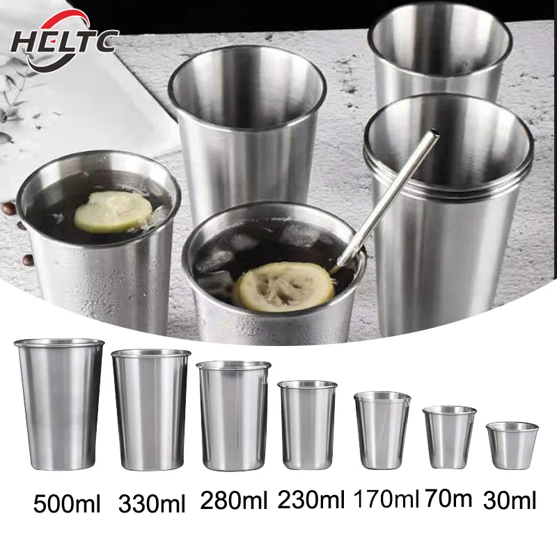 Outdoor Stainless Steel Water Cup Hiking Camping Picnic BBQ Beer Cups Coffee Cup Portable Travel Drinkware Wine Cup Beer Glass
Outdoor Stainless Steel Water Cup Hiking Camping Picnic BBQ Beer Cups Coffee Cup Portable Travel Drinkware Wine Cup Beer Glass