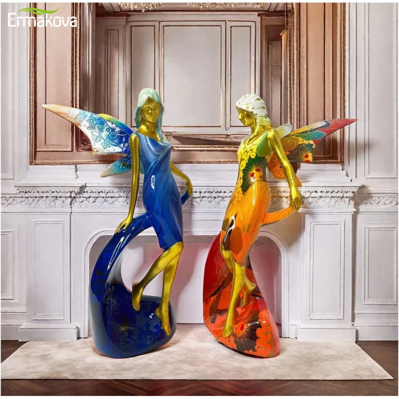 ERMAKOVA Graffiti Angel Girl Figurine Ornaments Resin Crafts Living Rroom Home Desktop Decoration Accessories
ERMAKOVA Graffiti Angel Girl Figurine Ornaments Resin Crafts Living Rroom Home Desktop Decoration Accessories