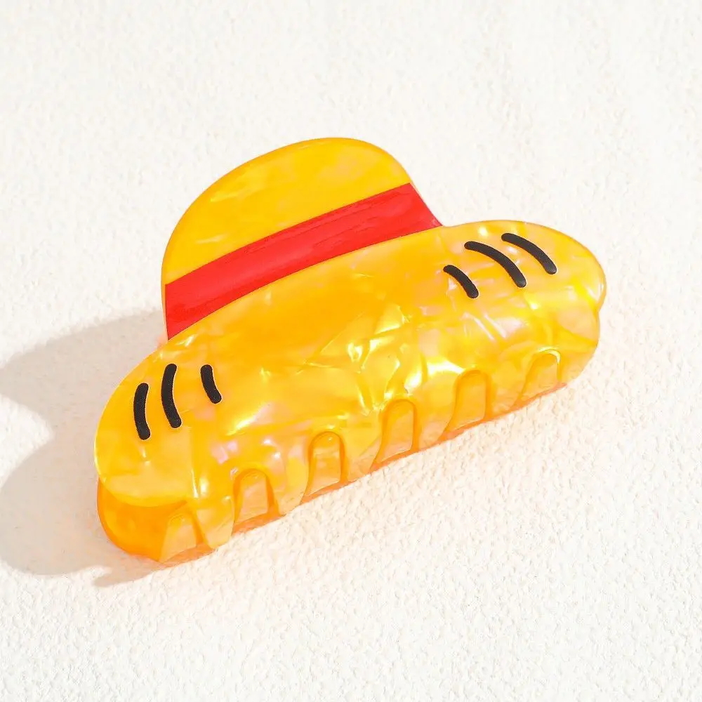 Anime Luffy Straw Hat Shark Clip Hair Claw Women Girls Cartoon Kawaii Hair Accessories Cute Daily Wear Ponytail Holder Prop
Anime Luffy Straw Hat Shark Clip Hair Claw Women Girls Cartoon Kawaii Hair Accessories Cute Daily Wear Ponytail Holder Prop