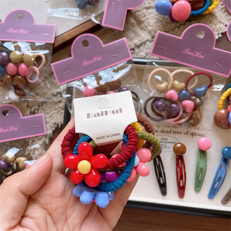 5-10pcs Acrylic Love Heart Flower Children Mini Hair Ropes Fashion Versatile Girls Kids Headwear Cute Princess Baby Hairbands
5-10pcs Acrylic Love Heart Flower Children Mini Hair Ropes Fashion Versatile Girls Kids Headwear Cute Princess Baby Hairbands
