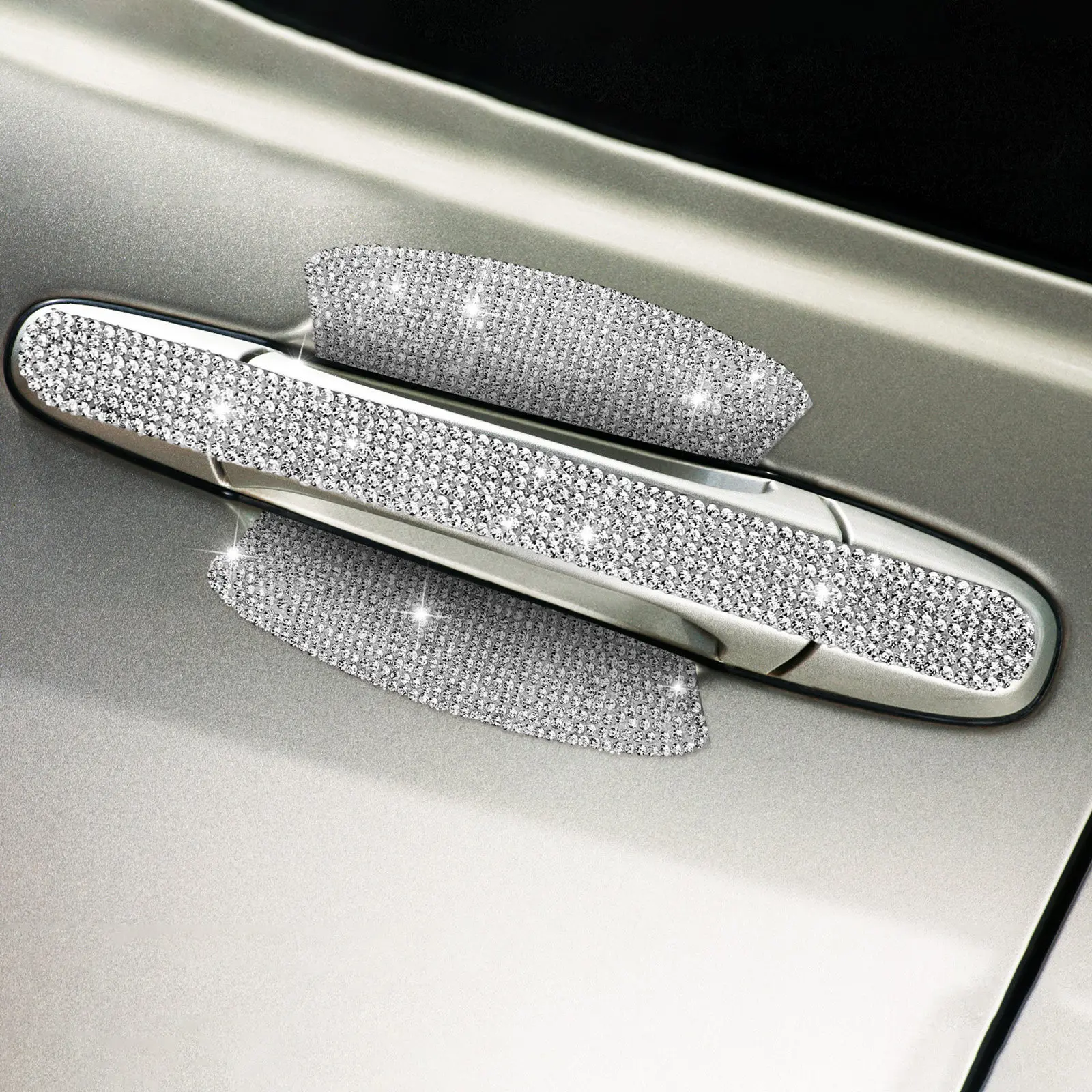 10Pcs Car Door Handle Protector Covers Rhinestone Scratch Guard Bling Cup Sticker Universal Car Exterior Accessories Women
10Pcs Car Door Handle Protector Covers Rhinestone Scratch Guard Bling Cup Sticker Universal Car Exterior Accessories Women