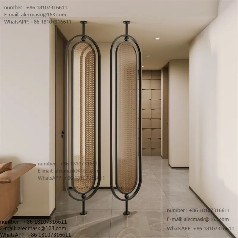 Living room entrance entrance partition screen modern simple bathroom stainless steel rotation
Living room entrance entrance partition screen modern simple bathroom stainless steel rotation