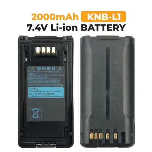 2pcs NEW 7.4V 2000mAh Li-ion Battery Pack KNB-L1 for Kenwood VP6430 TK-5320 NX-5000
2pcs NEW 7.4V 2000mAh Li-ion Battery Pack KNB-L1 for Kenwood VP6430 TK-5320 NX-5000