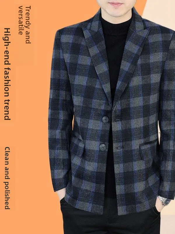 Men's Casual Faionable Busin Suit Jaet Luxury Lightweight Spring Autumn New Sle Mid-life Flip Collar Top
Men's Casual Faionable Busin Suit Jaet Luxury Lightweight Spring Autumn New Sle Mid-life Flip Collar Top