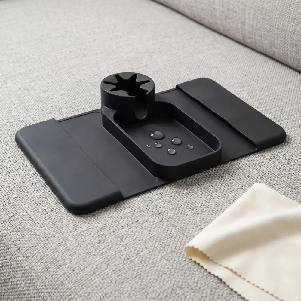 Renter Friendly Sofa Caddy Sofa Storage Rack with Raised Edge Cup Holder Silicone Sofa Organizer with Cup Holder
Renter Friendly Sofa Caddy Sofa Storage Rack with Raised Edge Cup Holder Silicone Sofa Organizer with Cup Holder