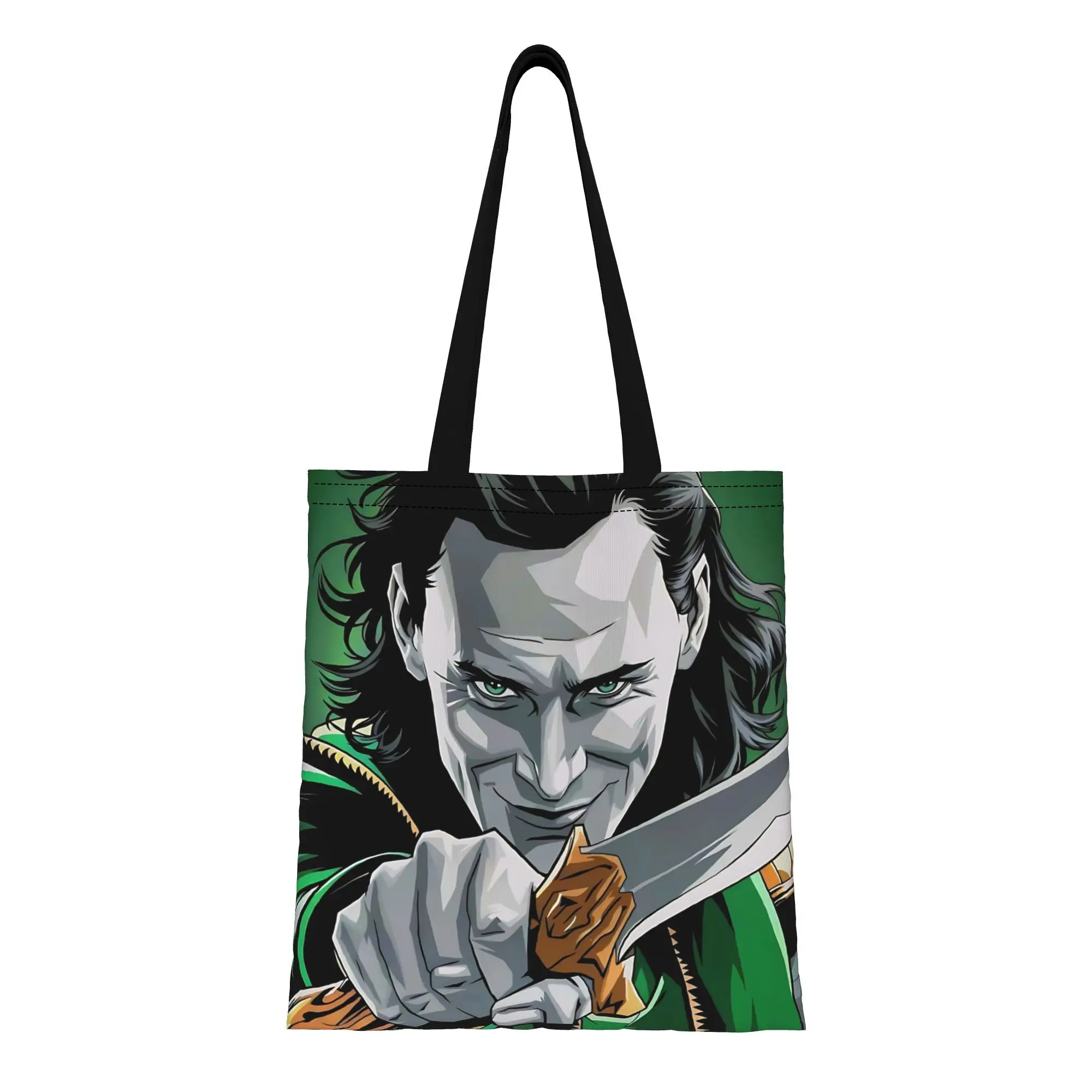 1PC Science Fiction Comic Villain Loki Loki Laufeyson Canvas Tote Bag Perfect for Shopping & Personal Use Great Gift
1PC Science Fiction Comic Villain Loki Loki Laufeyson Canvas Tote Bag Perfect for Shopping & Personal Use Great Gift