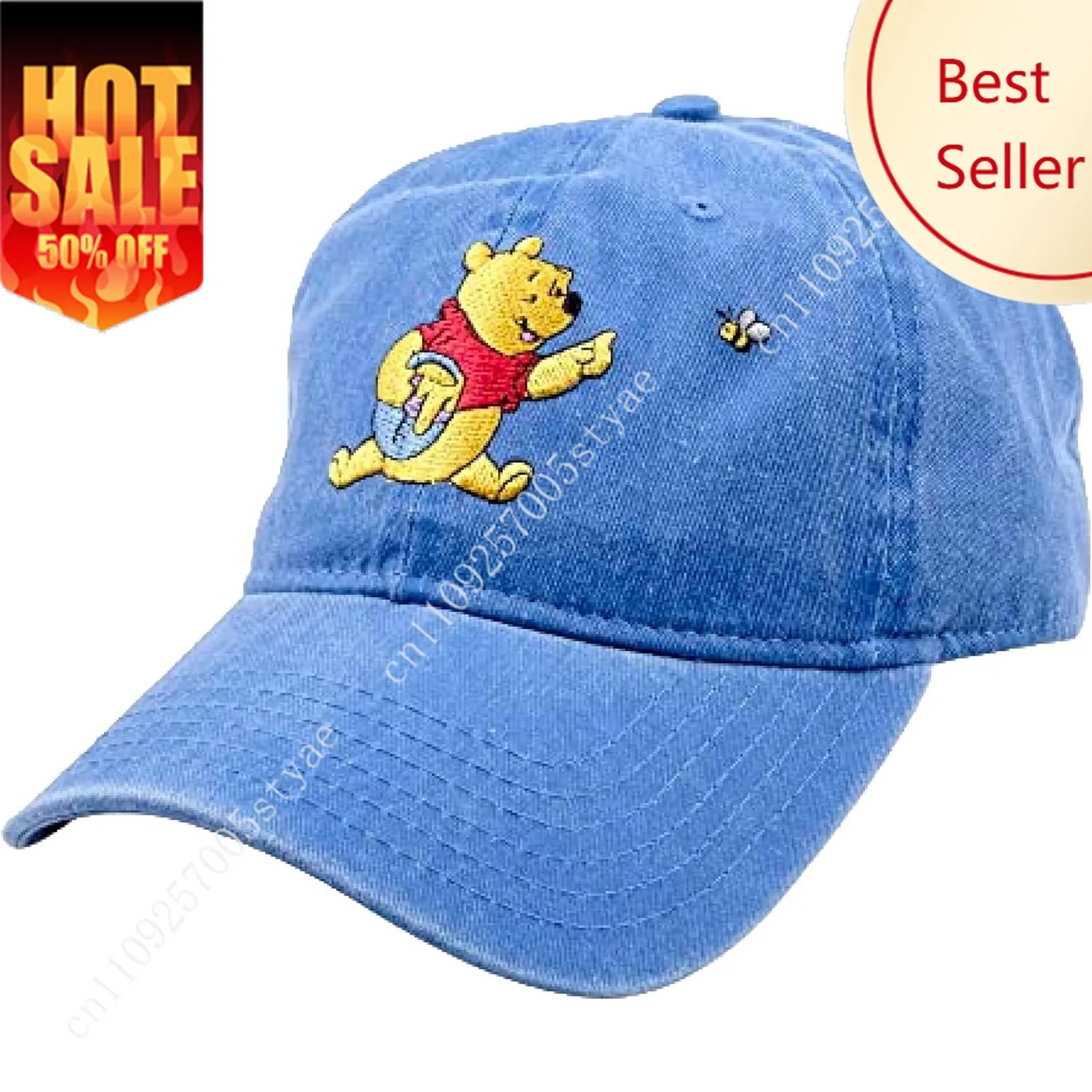 Disney Winnie The Pooh Dad Hat, Adjustable Cotton Baseball Cap with Curved Brim
Disney Winnie The Pooh Dad Hat, Adjustable Cotton Baseball Cap with Curved Brim