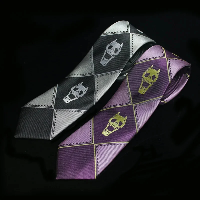 JoJo's Bizarre Adventure Cosplay Tie Kira Yoshikage Necktie KILLER QUEEN Skull Neck Tie Costume Accessory Cravat Props Gifts
JoJo's Bizarre Adventure Cosplay Tie Kira Yoshikage Necktie KILLER QUEEN Skull Neck Tie Costume Accessory Cravat Props Gifts