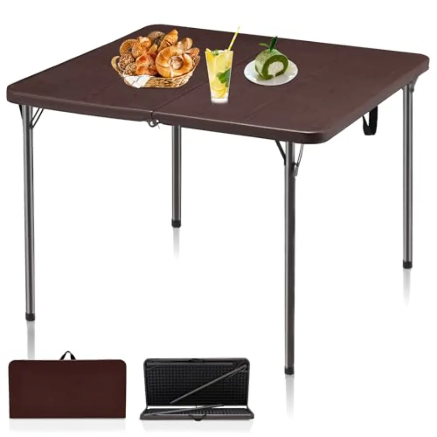 34 Folding Table for Camping, Picnic, Office, Party Plastic, Black, Lightweight Portable with Collapsible Legs Carrying Handle
34 Folding Table for Camping, Picnic, Office, Party Plastic, Black, Lightweight Portable with Collapsible Legs Carrying Handle