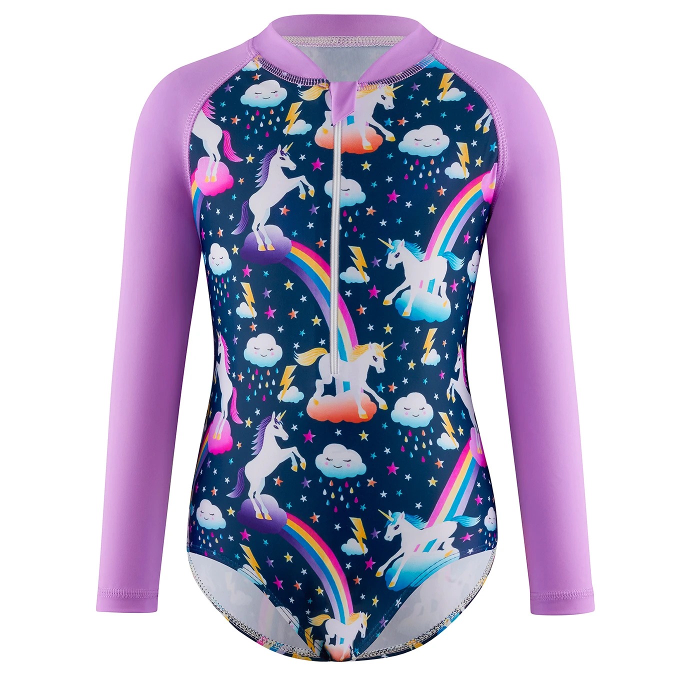 Girls Swimsuit One-Piece Cartoon Horse Weather Icons Print Bikini-Cut Swimwear Long Sleeve Color Blocking Beach Swim Rash Guard
Girls Swimsuit One-Piece Cartoon Horse Weather Icons Print Bikini-Cut Swimwear Long Sleeve Color Blocking Beach Swim Rash Guard
