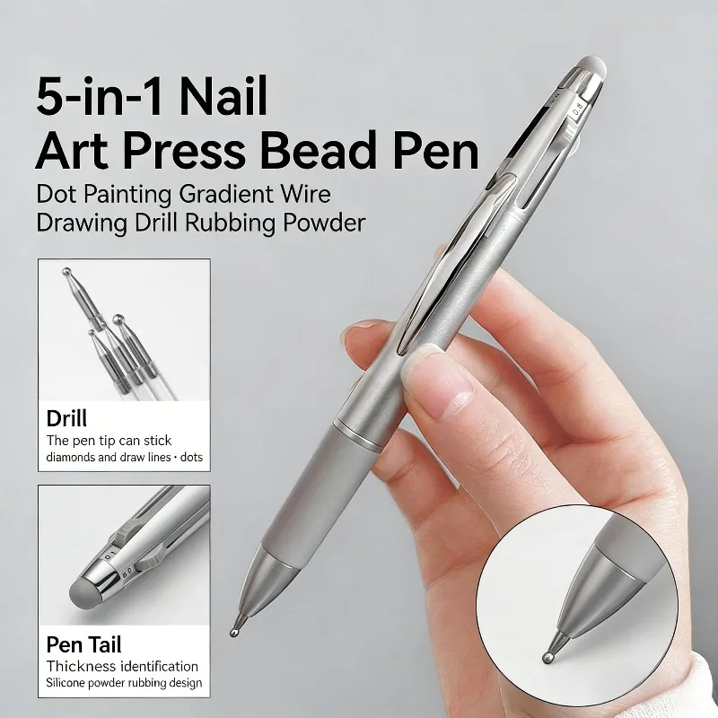 Nail Dotting Pen Nail Art Dotting Tools Ballpoint Pen Design Nail Art Tip Dot Paint Manicure Kit for Dot Drawing Home Salon
Nail Dotting Pen Nail Art Dotting Tools Ballpoint Pen Design Nail Art Tip Dot Paint Manicure Kit for Dot Drawing Home Salon