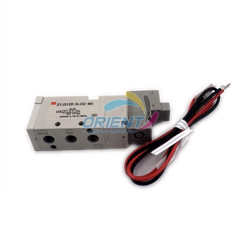 Оригинальный новый электромагнитный клапан SYJ51205LOSM5 SYJ5120-5LOS-M5 для запасных частей печатной машины Komori
Оригинальный новый электромагнитный клапан SYJ51205LOSM5 SYJ5120-5LOS-M5 для запасных частей печатной машины Komori