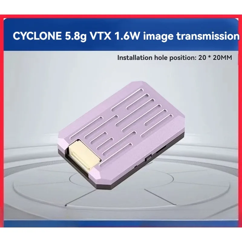 CYCLONE 5.8G VTX 1.6W Video Transmitter 48CH High Compatibility Anti Interference High Power Analog VTX for FPV Drone
CYCLONE 5.8G VTX 1.6W Video Transmitter 48CH High Compatibility Anti Interference High Power Analog VTX for FPV Drone