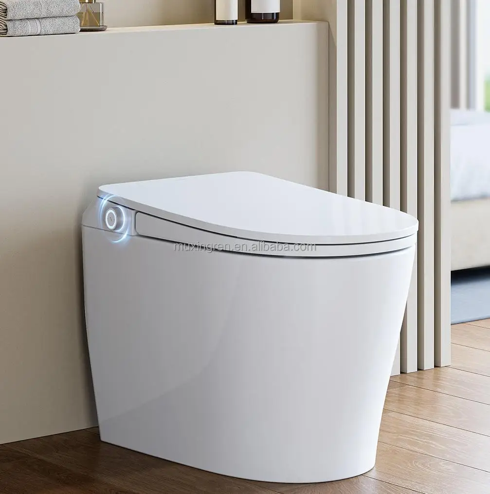 Modern Smart Toilet with All-Cover Lid & Power Outage Flush
Modern Smart Toilet with All-Cover Lid & Power Outage Flush