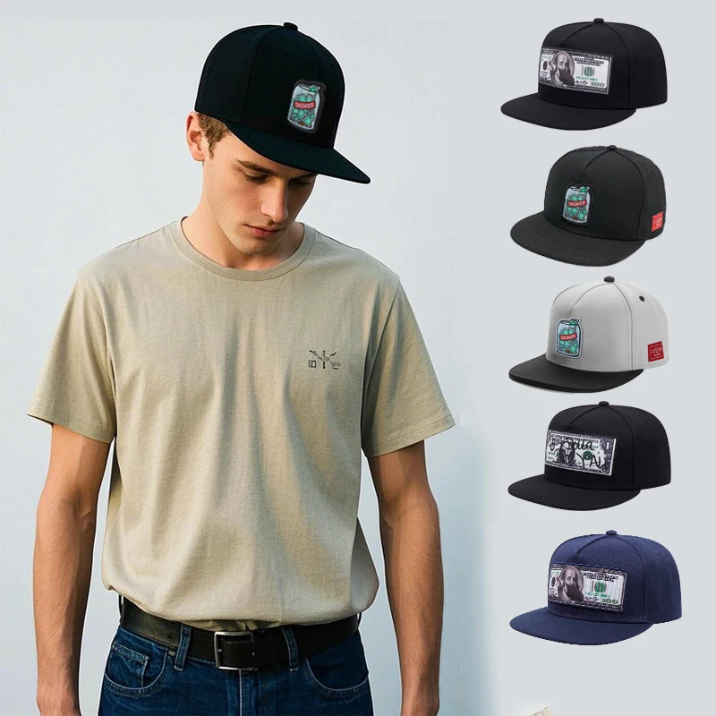 New Hip Hop Baseball Cap with Dollar Print Embroidery Adjustable Streetwear Flat Top Hat Breathable Unisex Daily Fashion Caps
New Hip Hop Baseball Cap with Dollar Print Embroidery Adjustable Streetwear Flat Top Hat Breathable Unisex Daily Fashion Caps