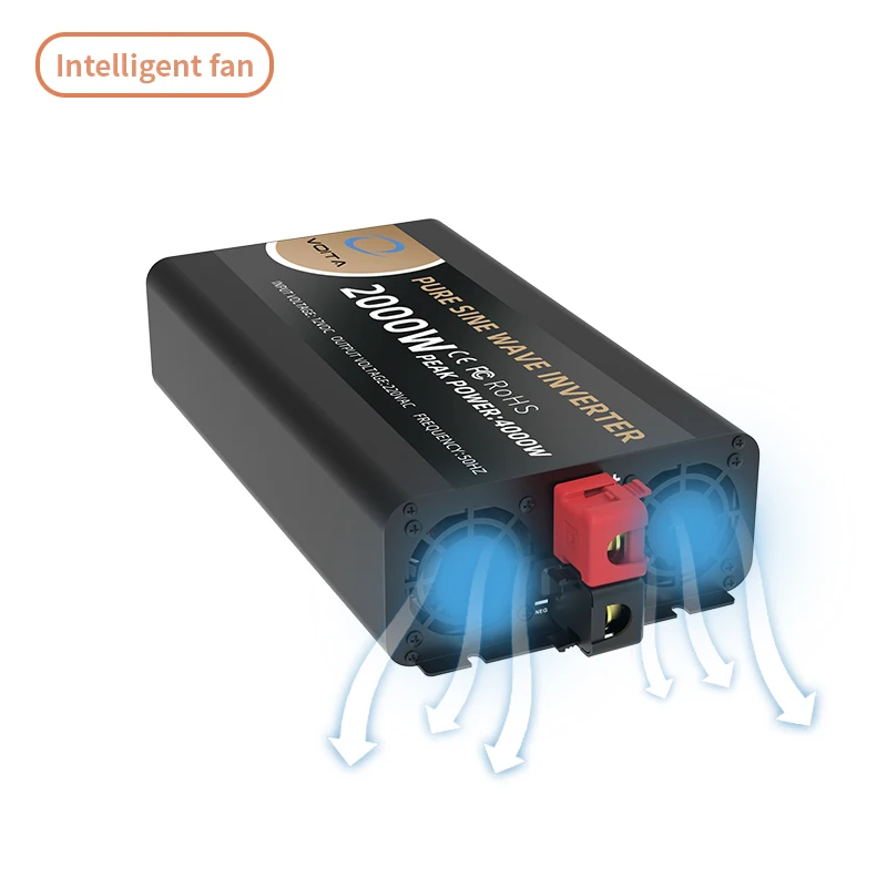 12v Pure Sine Wave Power Inverter 2000w 110/220Vac Dc to Ac Converter Solar Inverter
12v Pure Sine Wave Power Inverter 2000w 110/220Vac Dc to Ac Converter Solar Inverter