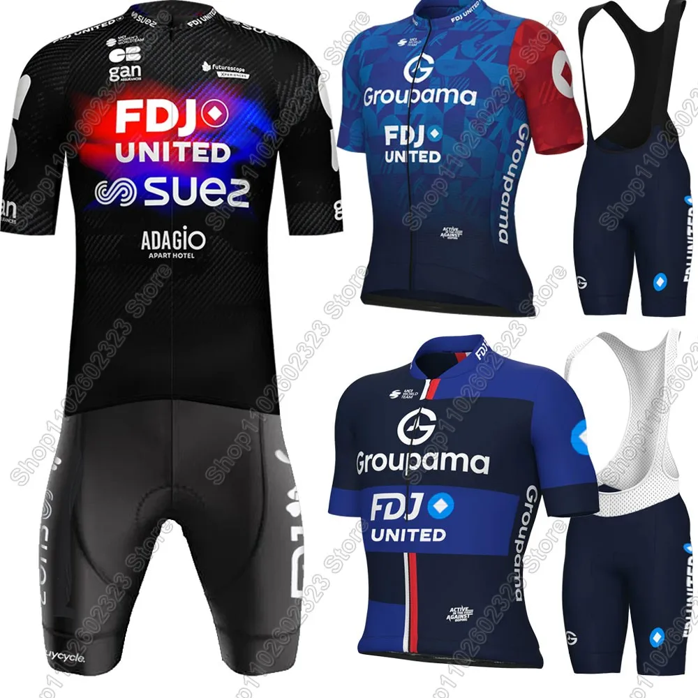 FDJ SUEZ 2025 Комплект велосипедного трикотажа France Tour Летняя велосипедная одежда Рубашки для шоссейного велосипеда Костюм Велосипедные нагрудники Шорты MTB Ropa Maillot 
FDJ SUEZ 2025 Комплект велосипедного трикотажа France Tour Летняя велосипедная одежда Рубашки для шоссейного велосипеда Костюм Велосипедные нагрудники Шорты MTB Ropa Maillot