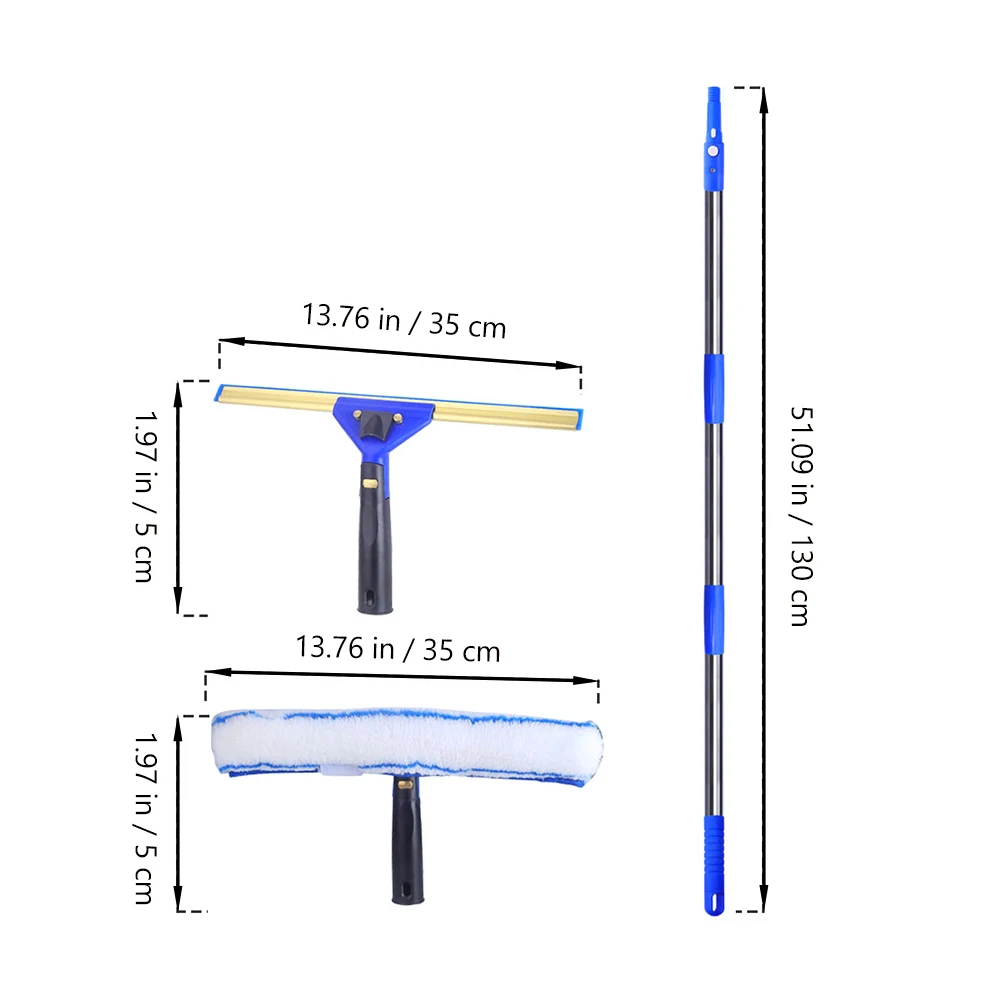 Squeegee Window Cleaner Shower Door Car Windshield Tool Extendable Microfiber Scrubber Mirror Washing Wiper Blue Handheld Glass
Squeegee Window Cleaner Shower Door Car Windshield Tool Extendable Microfiber Scrubber Mirror Washing Wiper Blue Handheld Glass
