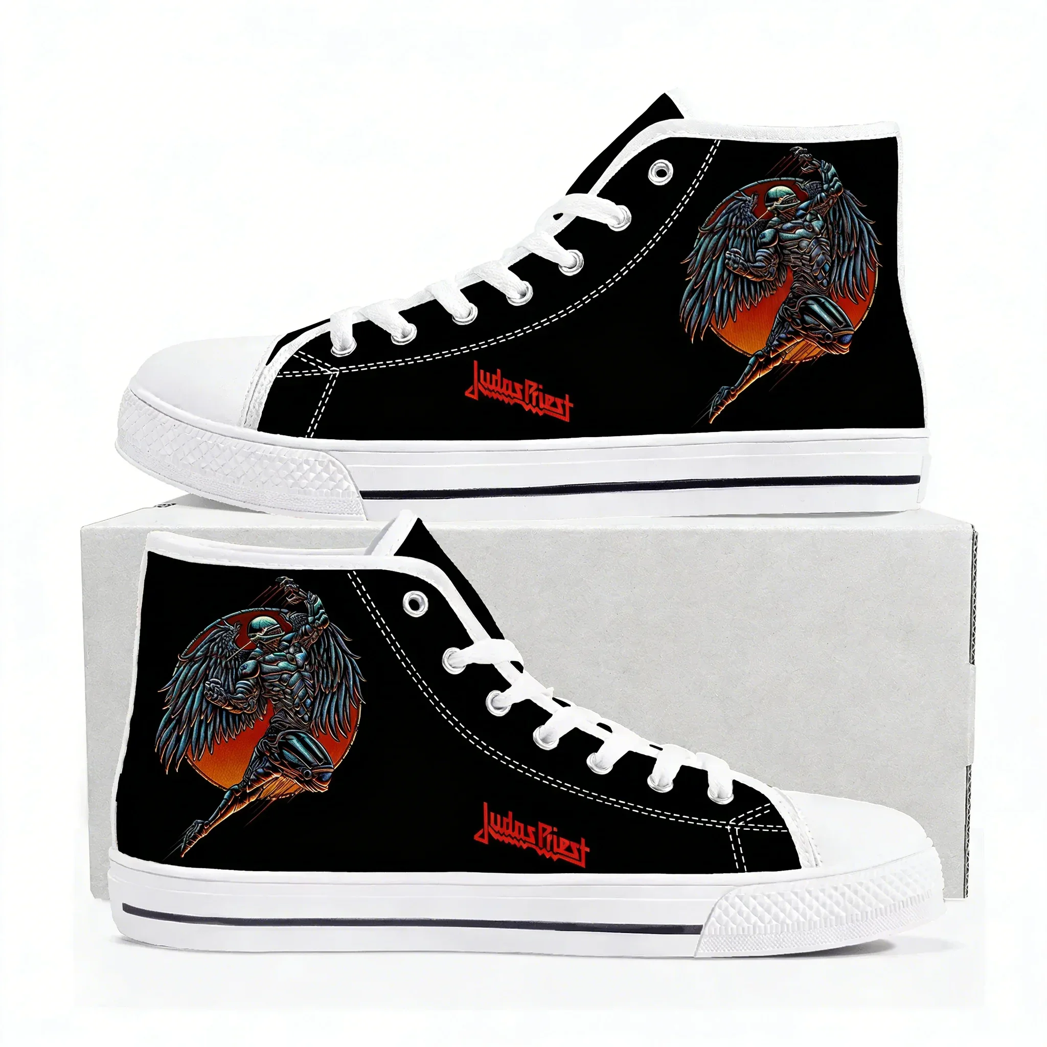 Judas Priest High Top High Quality Sneakers Mens Womens Teenager Canvas Sneaker Casual Fashion Patterns Shoe Custom Made Shoes
Judas Priest High Top High Quality Sneakers Mens Womens Teenager Canvas Sneaker Casual Fashion Patterns Shoe Custom Made Shoes