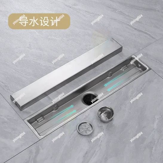 304 Stainless Steel Linear Hidden Floor Drain Adjustable Side Drain Odor Proof
304 Stainless Steel Linear Hidden Floor Drain Adjustable Side Drain Odor Proof