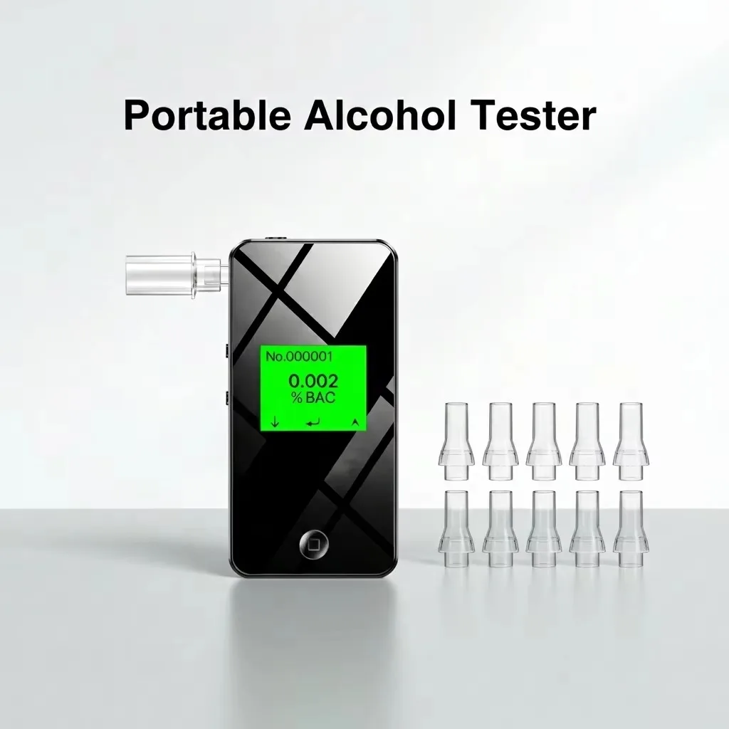 High Definition Color Screen Digital Alcohol Tester Portable Semiconductor Sensor Breathalyzer for Roadside Detection
High Definition Color Screen Digital Alcohol Tester Portable Semiconductor Sensor Breathalyzer for Roadside Detection