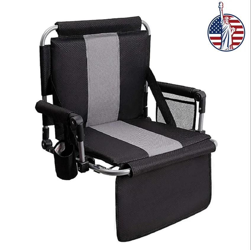 Portable Folding Stadium Seat Padded Chair for Bleachers with Back& ArmRest US
Portable Folding Stadium Seat Padded Chair for Bleachers with Back& ArmRest US