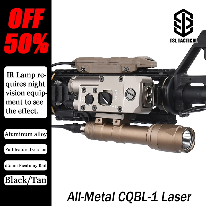 All-Metal CQBL-1 Red Green Blue IR Tactical Laser Sight Remote Pressure Switch Airsoft Hunting Weapon Light 20mm Picatinny
All-Metal CQBL-1 Red Green Blue IR Tactical Laser Sight Remote Pressure Switch Airsoft Hunting Weapon Light 20mm Picatinny