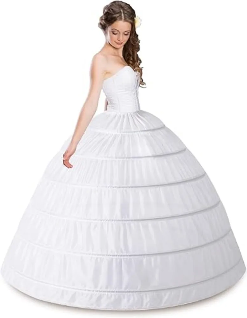 A-line 6 Hoop Petticoat for Women Underskirt Slip Crinoline For Bridal Dress for Wedding Dress Petticoat
A-line 6 Hoop Petticoat for Women Underskirt Slip Crinoline For Bridal Dress for Wedding Dress Petticoat