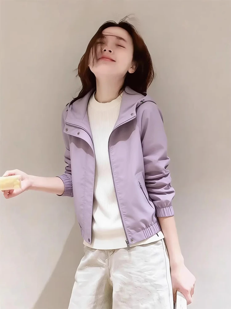 Spring 2026 Trendy Purple Casual Women's Jacket Small Size Standard Fit Luxury Style Short Outerwear Zipper Closure No Hat
Spring 2026 Trendy Purple Casual Women's Jacket Small Size Standard Fit Luxury Style Short Outerwear Zipper Closure No Hat