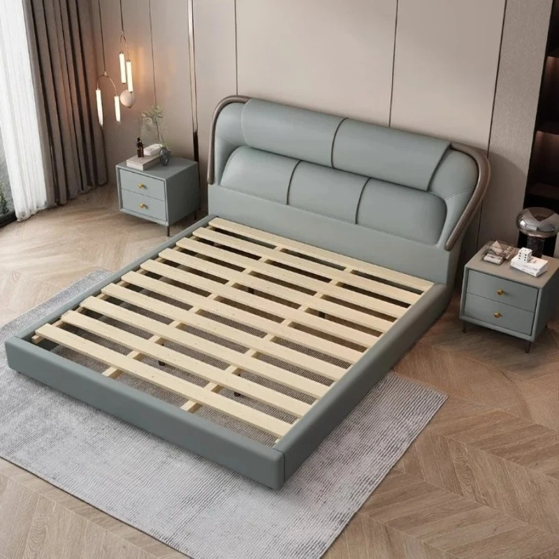 Upholstered Light Luxury Bed Atmospheric Wedding Modern Simple Bed Master Bedroom 1.5m camas de dormitorio hotel furniture
Upholstered Light Luxury Bed Atmospheric Wedding Modern Simple Bed Master Bedroom 1.5m camas de dormitorio hotel furniture