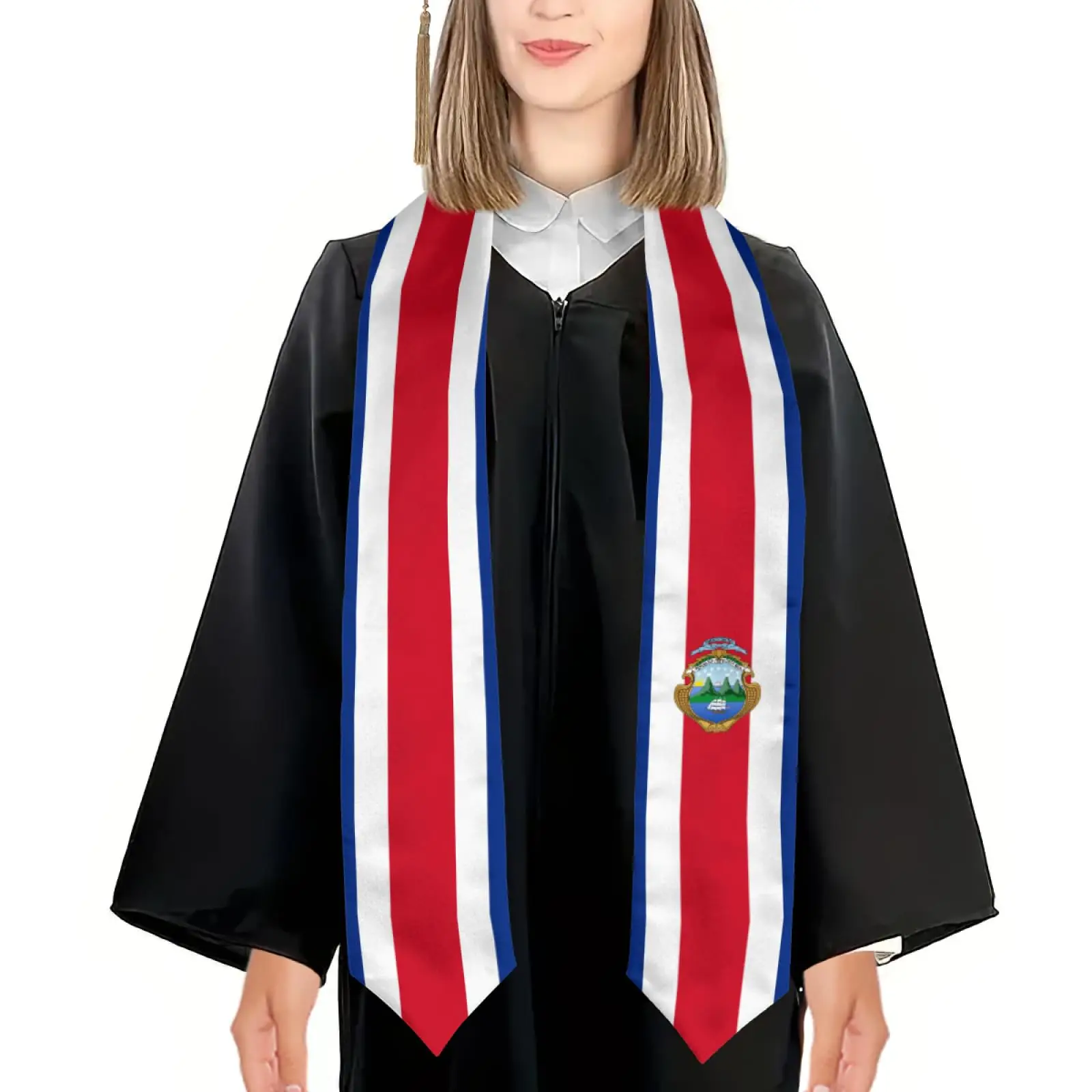 2025 Costa Rica Flag Graduation Stole Shawl Sash Honor For Study Aboard International Students
2025 Costa Rica Flag Graduation Stole Shawl Sash Honor For Study Aboard International Students