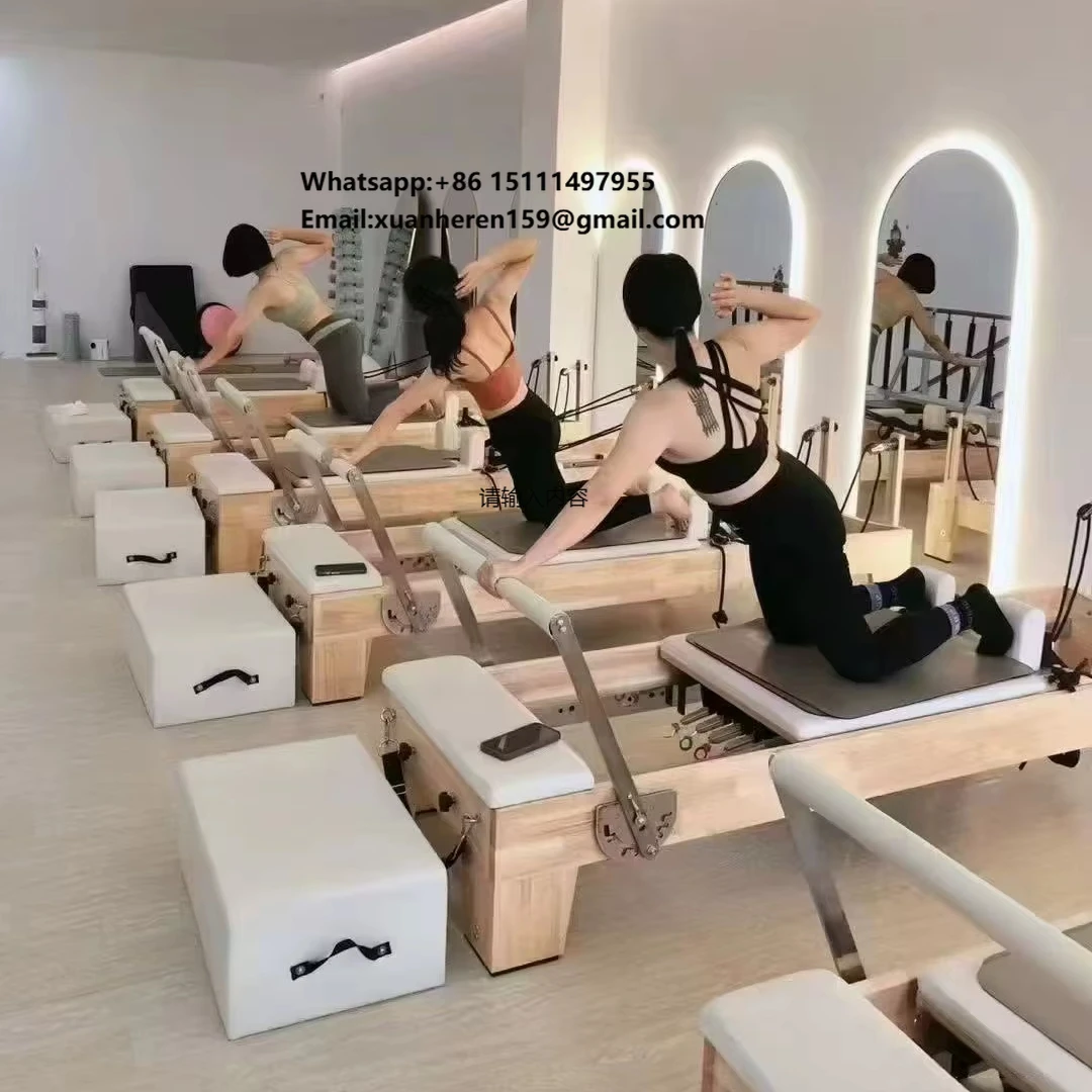 CE Commercial Covers With Logo Classical Cream Reformer EU High Quality Core Bed Pilates Machine Maple Wood Pilates Reformer
CE Commercial Covers With Logo Classical Cream Reformer EU High Quality Core Bed Pilates Machine Maple Wood Pilates Reformer