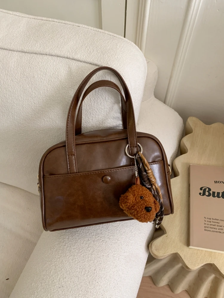 Retro Underarm Bag Women's Faionable Handbag Simple Crossbody Bowling Bag Commuter Soft PU Leather Lightweight Polyester Li...
Retro Underarm Bag Women's Faionable Handbag Simple Crossbody Bowling Bag Commuter Soft PU Leather Lightweight Polyester Li...