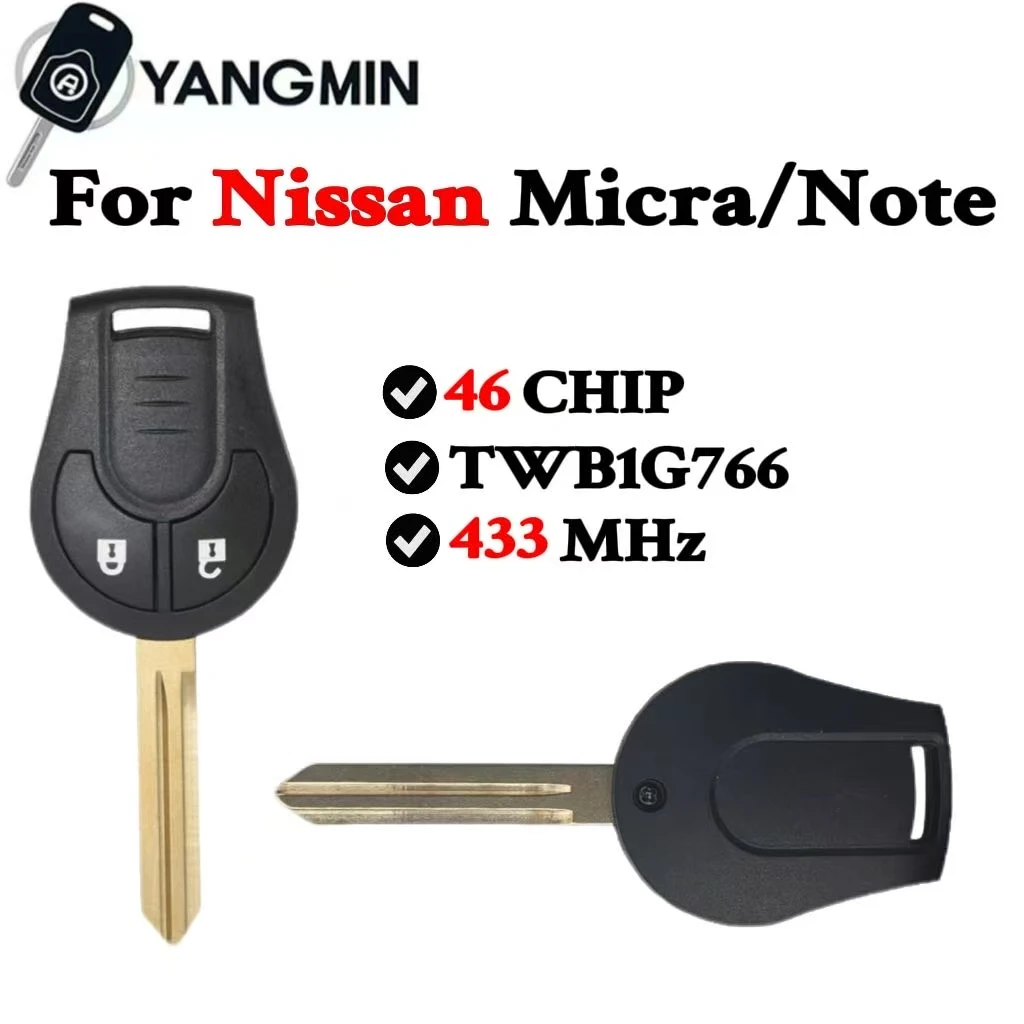 TWB1G766 433 MHz PCF7961A Remote Car Key For Nis-san Micra Note 2014 2015 2016 2017
TWB1G766 433 MHz PCF7961A Remote Car Key For Nis-san Micra Note 2014 2015 2016 2017