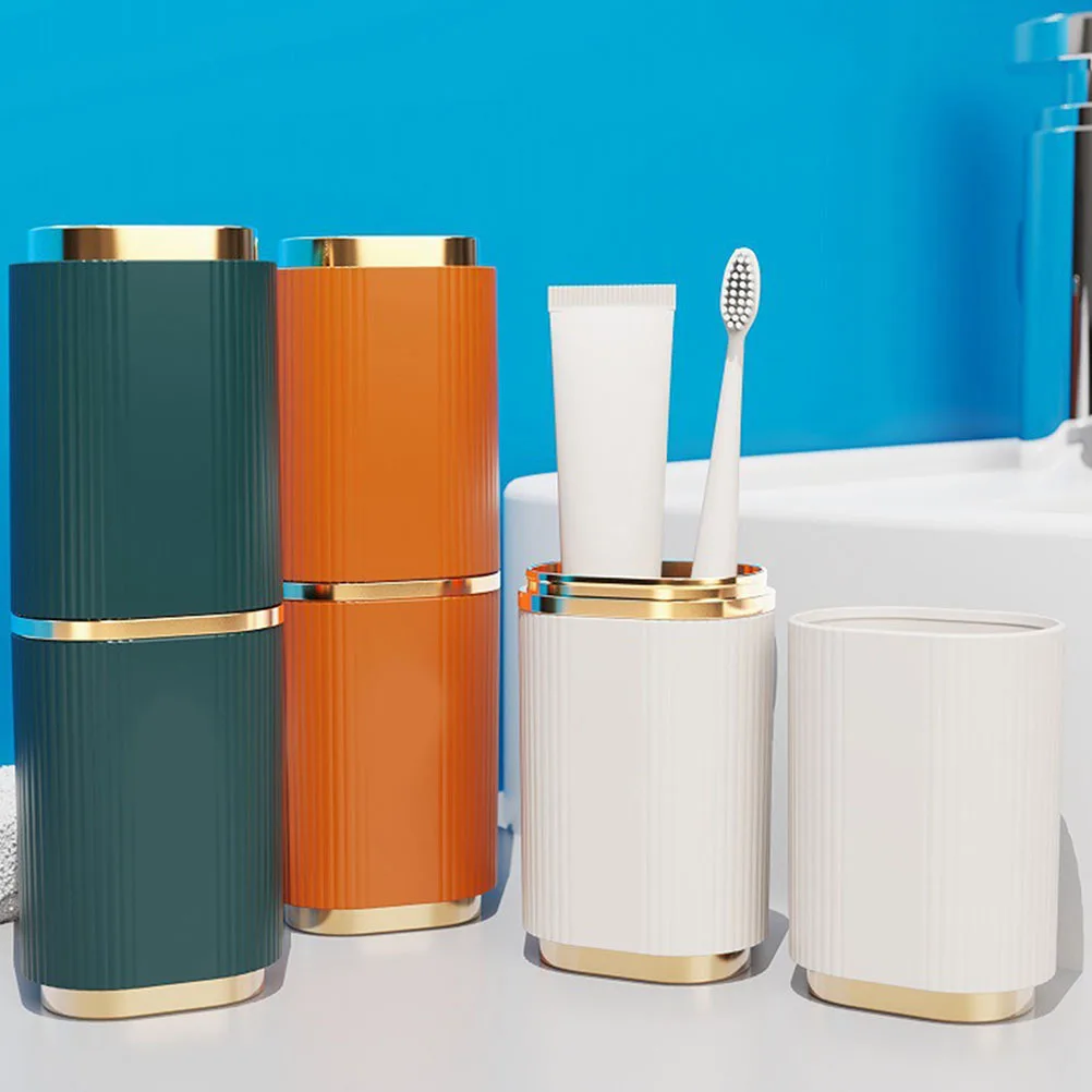 2Pcs Travel Toothbrush Storage Case Multi Functional Wash Cup Bathroom Organizer for Dental Appliances Toothpaste Travel Case
2Pcs Travel Toothbrush Storage Case Multi Functional Wash Cup Bathroom Organizer for Dental Appliances Toothpaste Travel Case