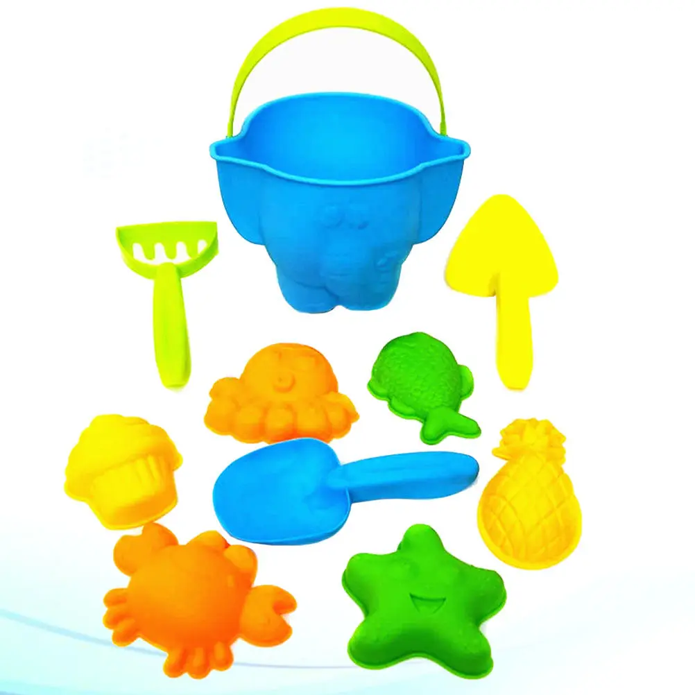 10Pcs Beach Playing Set Portable Bucket Shovel Sand Tools Summer Creative Fun for Kids Children Beach Playing Set
10Pcs Beach Playing Set Portable Bucket Shovel Sand Tools Summer Creative Fun for Kids Children Beach Playing Set