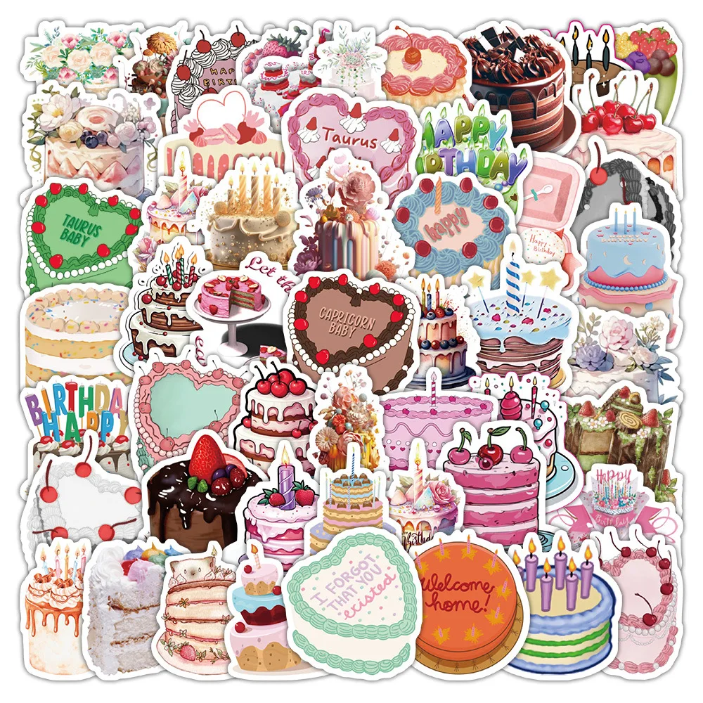 10/60PCS Birthday Cake Stickers Festival Celebration DIY Luggage Laptop Phone Guitar Bike Decoration Kids Toy Cartoon Sticker
10/60PCS Birthday Cake Stickers Festival Celebration DIY Luggage Laptop Phone Guitar Bike Decoration Kids Toy Cartoon Sticker