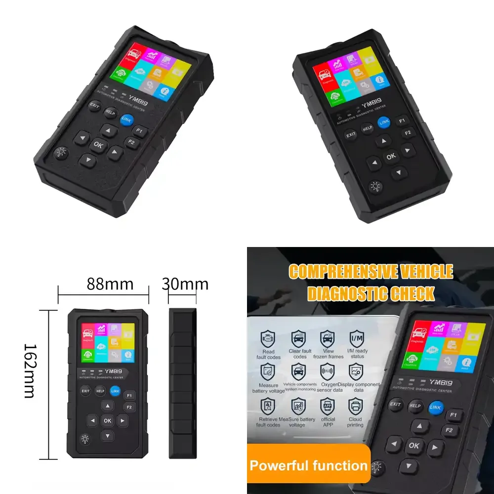 OBD2 Scanner for Car for II Vehicles for Engine Fault Diagnosis for Battery Testing for ABS SRS for Frame
OBD2 Scanner for Car for II Vehicles for Engine Fault Diagnosis for Battery Testing for ABS SRS for Frame