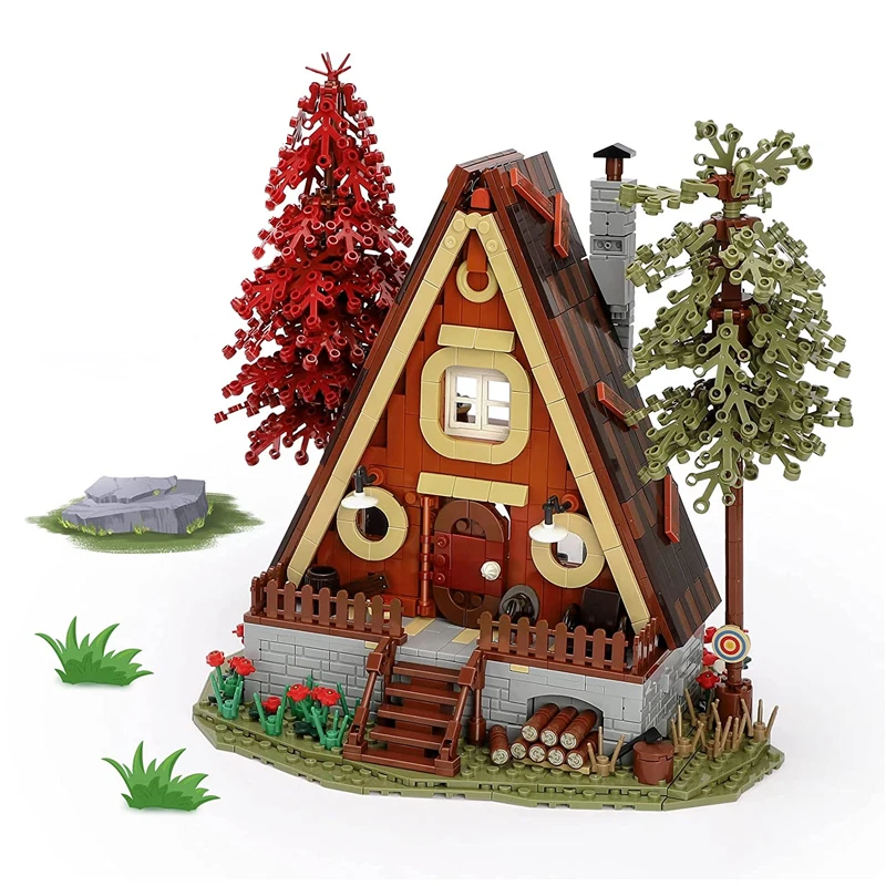 2023 New A-Frame Cabin Building Set Wooden Forest House With LED Lighting Kit Building Block Decor Toys For Adults Chidren Gift
2023 New A-Frame Cabin Building Set Wooden Forest House With LED Lighting Kit Building Block Decor Toys For Adults Chidren Gift