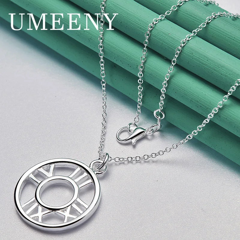 Simple 925 Sterling Silver 16-30 Inch Delicate Circle Necklace Womens Wedding Jewelry Gift Fashion Accessory
Simple 925 Sterling Silver 16-30 Inch Delicate Circle Necklace Womens Wedding Jewelry Gift Fashion Accessory